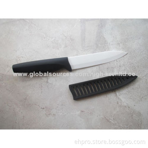 5-inch Ceramic Knives with White Blade and Soft Touch Handle, Very DurableNew